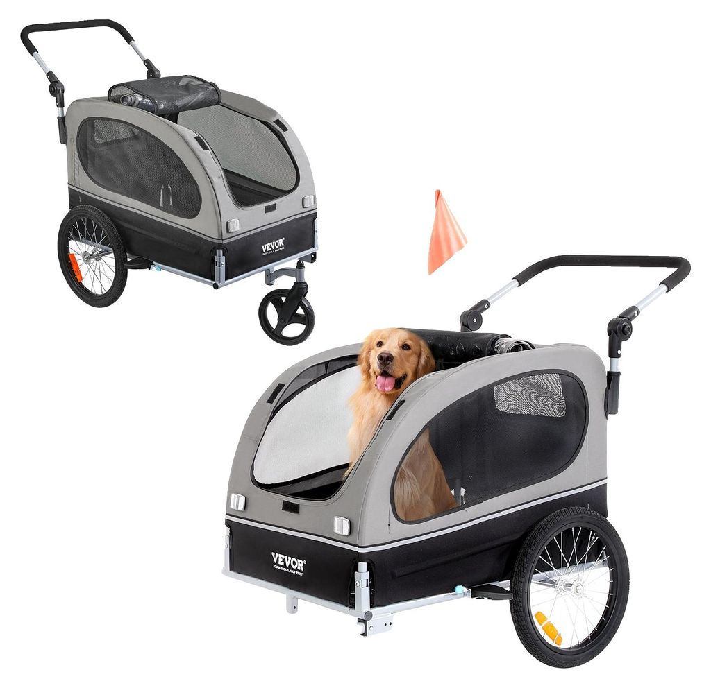 VEVOR rimorchio per cani 40 kg 2in1 rimorchio per Immagine del prodotto 