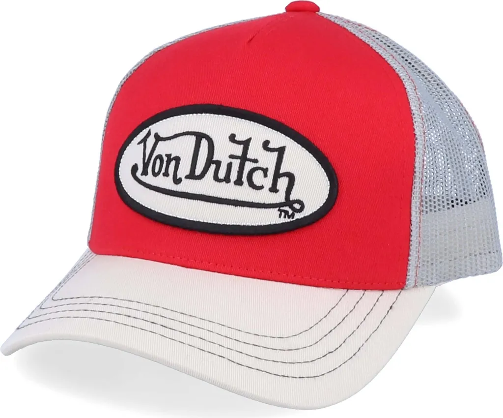 Idea Regalo: Cappello Von Dutch CAS1-COL-RED Multicolore Unisex