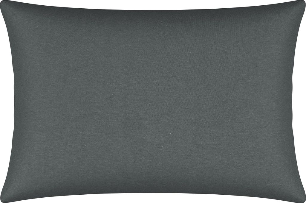 Erwin Müller Kissenbezug Murnau" anthrazit 40x60 cm"