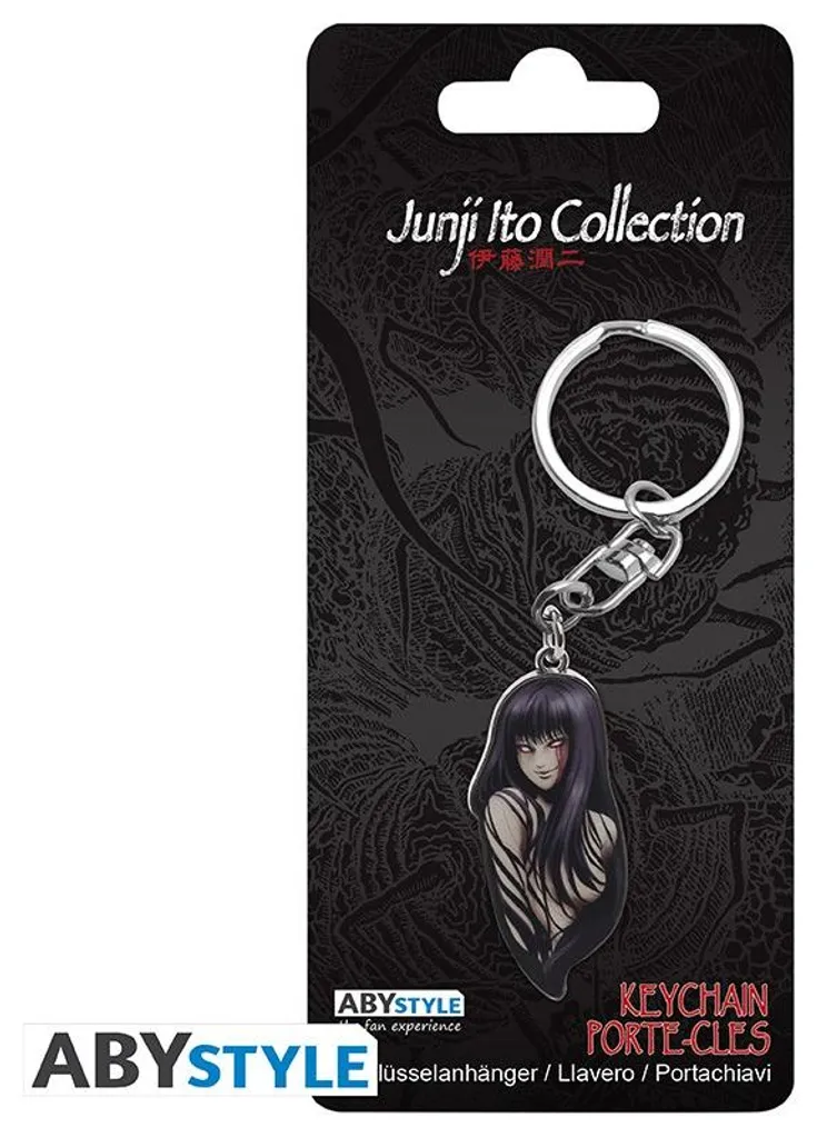 Porte-clefs Tomie Junji Ito - Pendentif Sac Manga Horreur et Fantastique