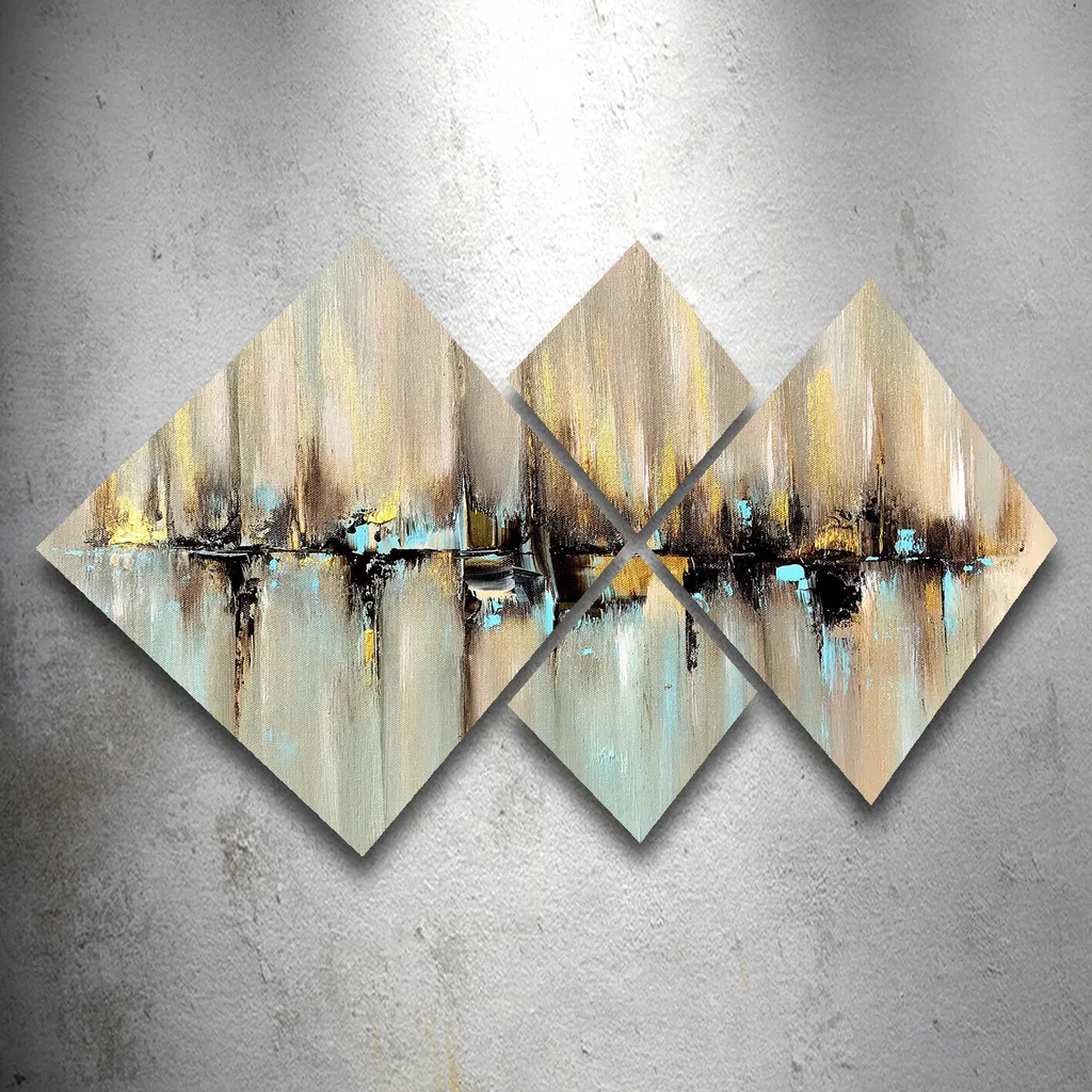 Tableau Mural Wallity 60x115cm : Solution Déco Moderne et Colorée MDF - 2