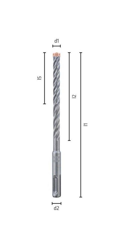 Alpen Schroefset SDS+ FORCE X KP7 Productafbeelding 