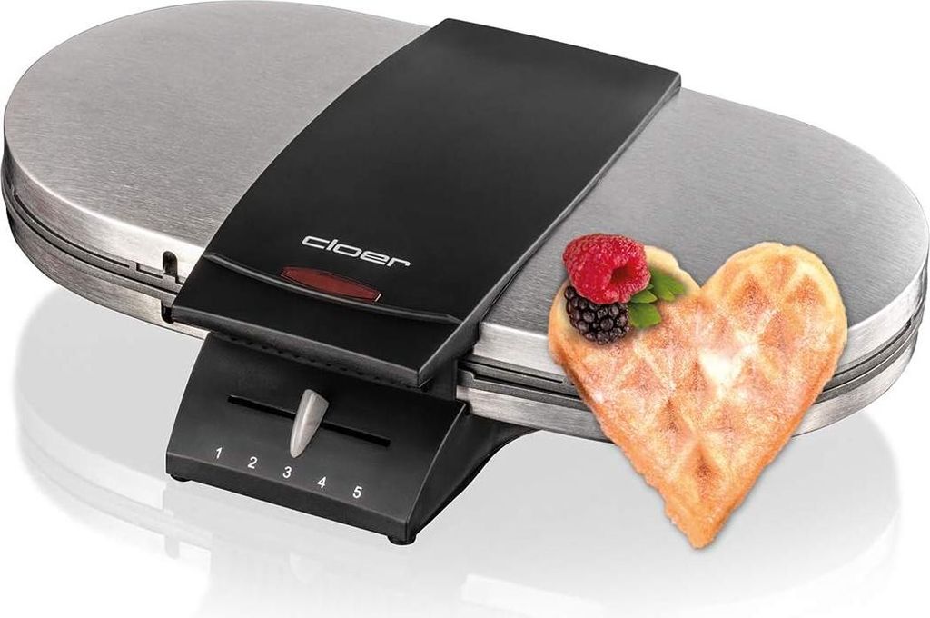 CLOER Gaufrier double 1329 1200Watt acier inoxydable Image du produit 