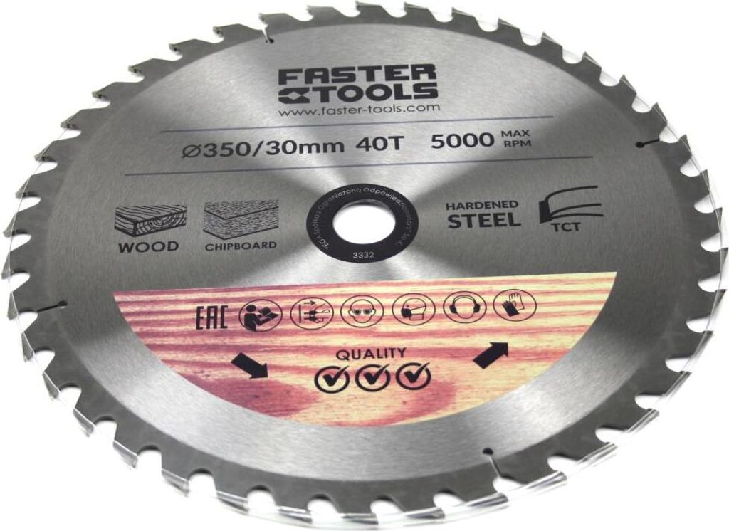 HM Kreissägeblatt 350 x 30 mm Sägeblatt Sägescheibe Holzbearbeitung 40 Zähne