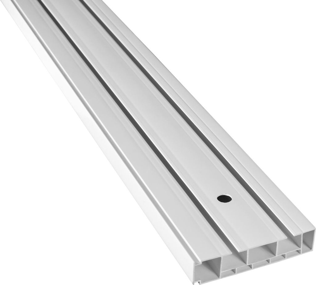 SN DECO - Vorhangschiene Set SH, 2-läufig, weiß, 450 cm, Produktbild 