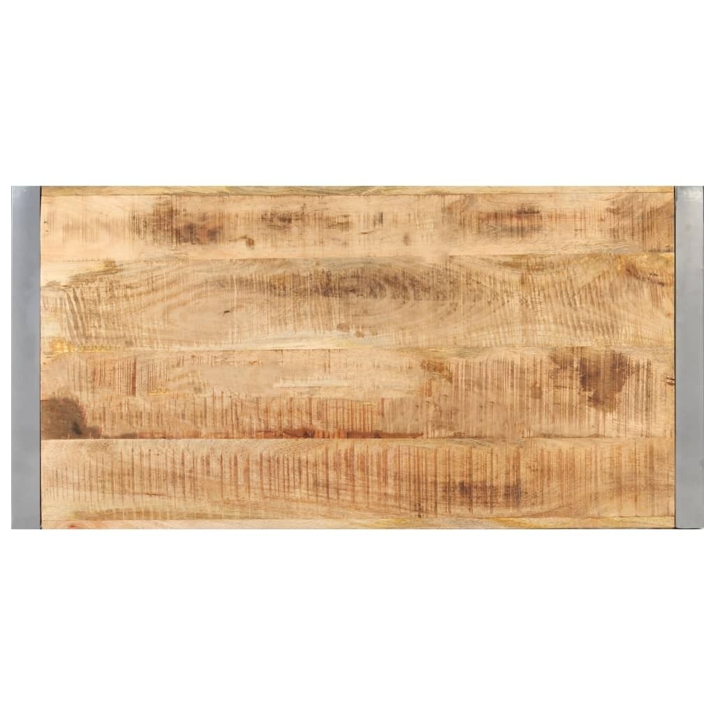 "im Sonderangebot"Couchtisch - CLORIS - Wohnzimmertisch - Robust und langlebig - 120x60x40 cm Raues Mangoholz - DEMöbel6722618