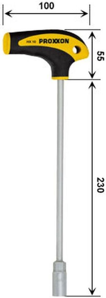 Proxxon L-Griff-Schraubendreher Außensechskant HX 8 mm, 22478