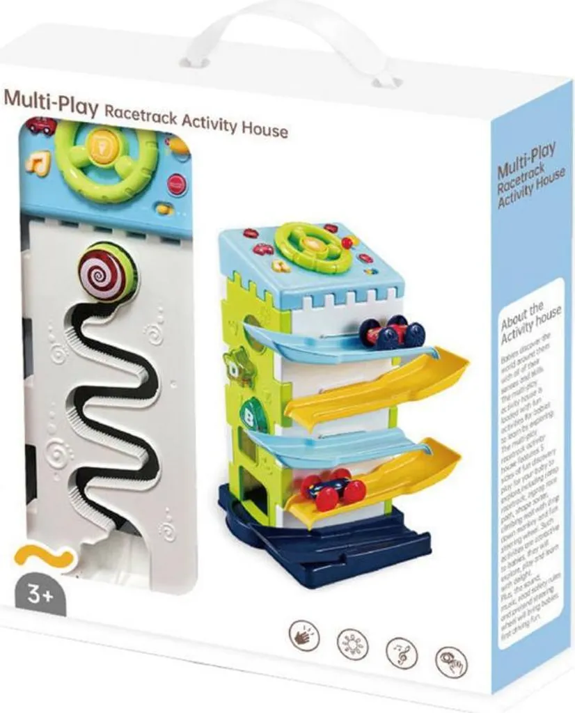 Toboggan à blocs modulable avec trieur de voitures multi-activités - 7