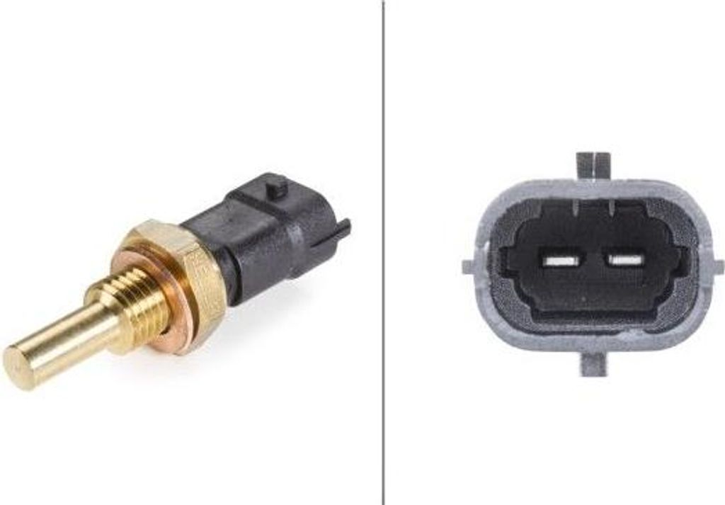 HELLA 6PT 009 309-271 Kühlmitteltemperatursensor OE 55203964 kompatibel mit Alf. 159, Alf. 4C, Brera, Giulietta, Spider, 500L, 500X, Bravo, Doblo,...