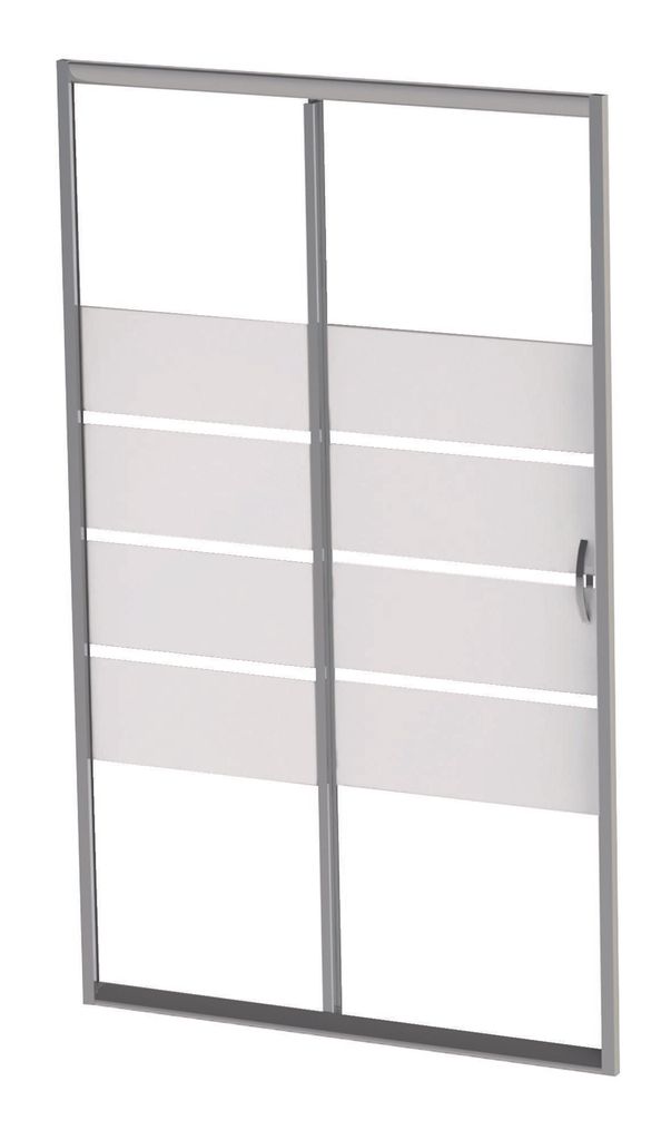 ONDEE ZEN – Duschkabine SHIVA – Schiebetür – Chromausführung – 140 x 190 cm