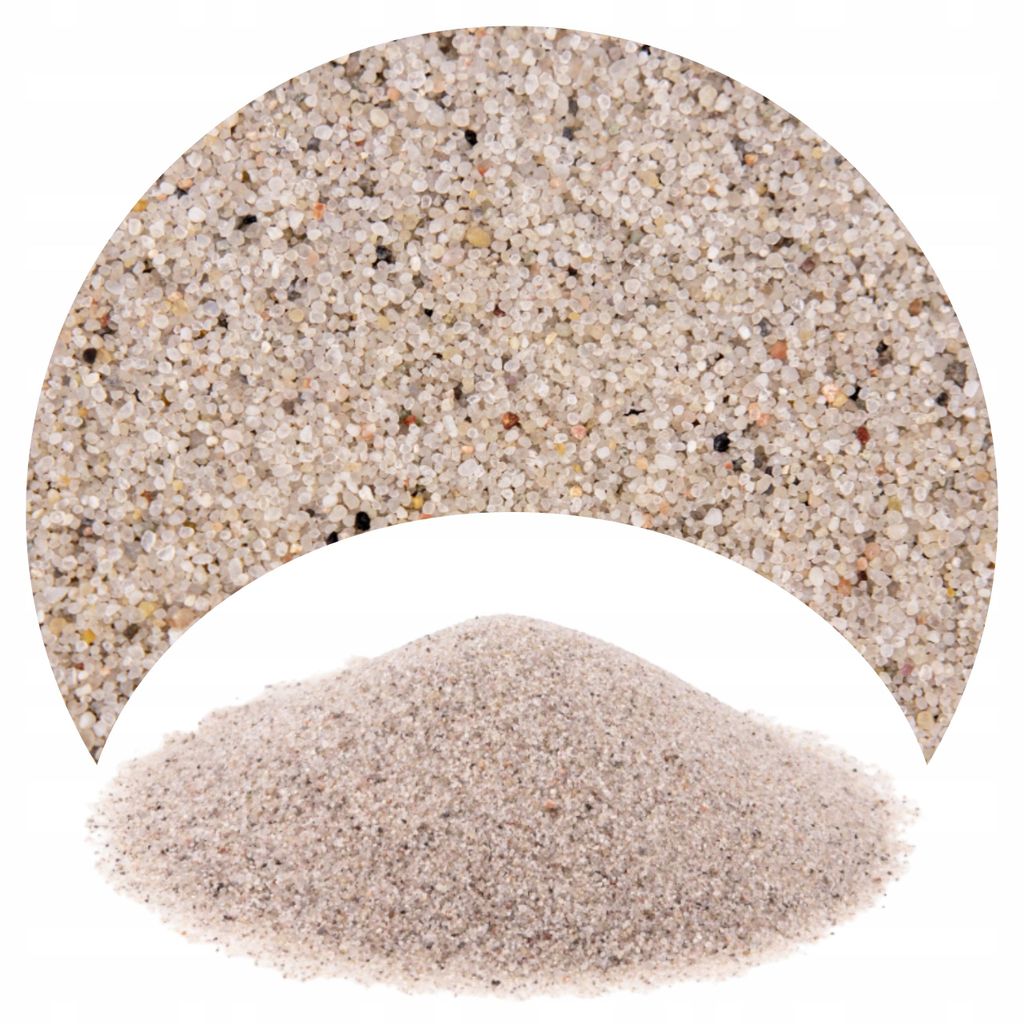 Aquarium Sand, Quarzsand 0,5-1 mm Grau 2 kg Produktbild 