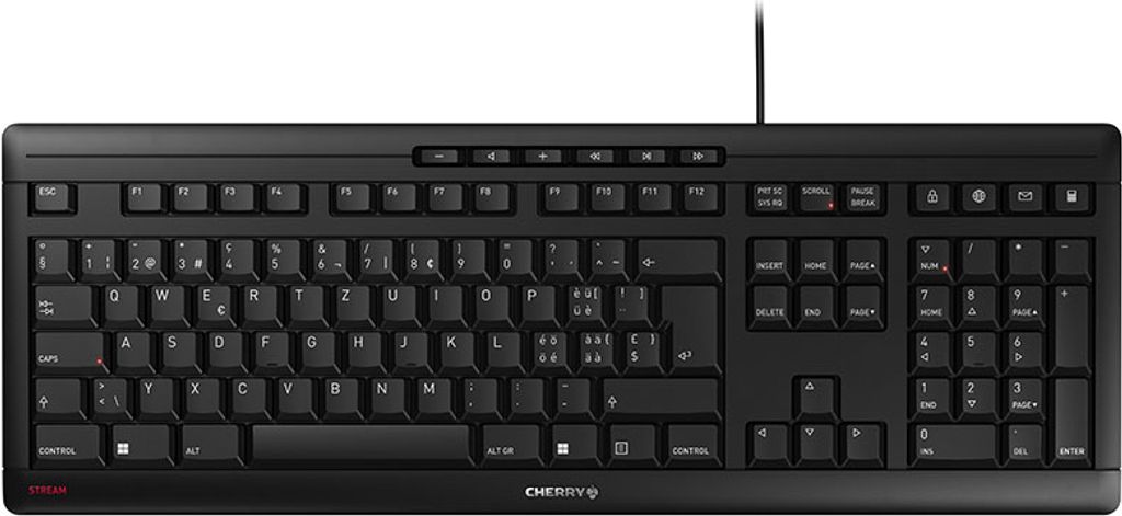 STREAM KEYBOARD (schwarz, CH-Layout, Cherry Produktbild 