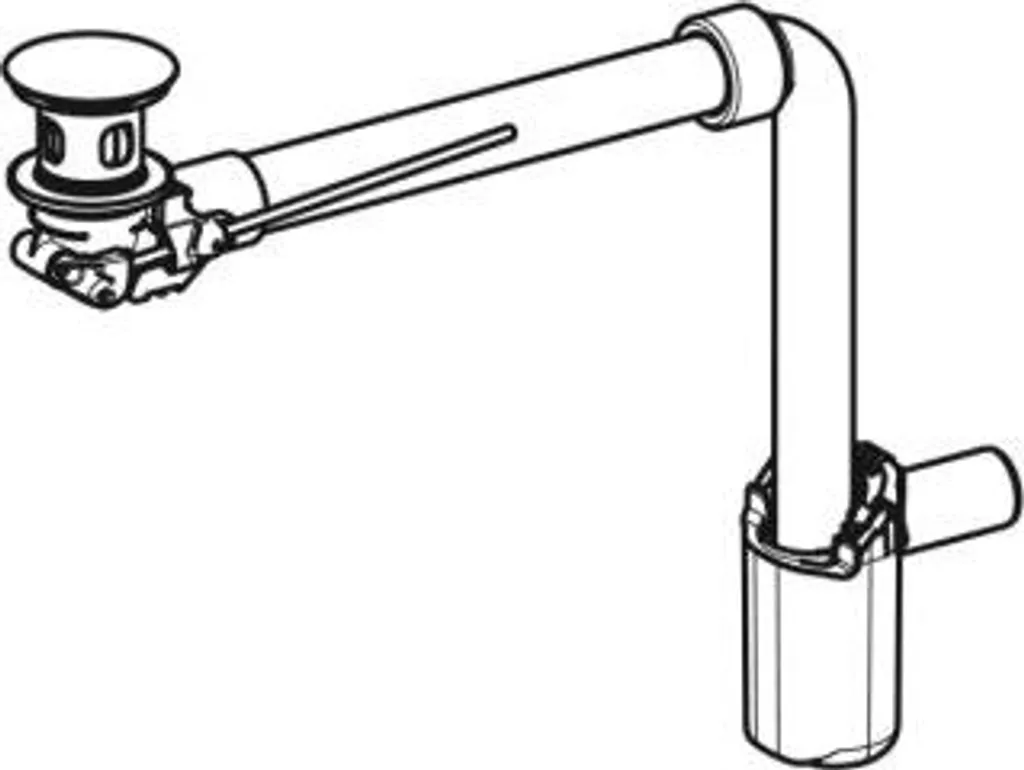 Siphon Geberit blanc 152.072.21.1 vidange compacte de lavabo - 3
