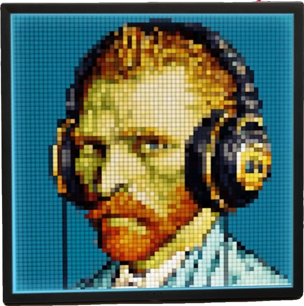 Divoom Pixel Art Display WLAN Noir USB : Animez Votre Bureau Terne Facilement