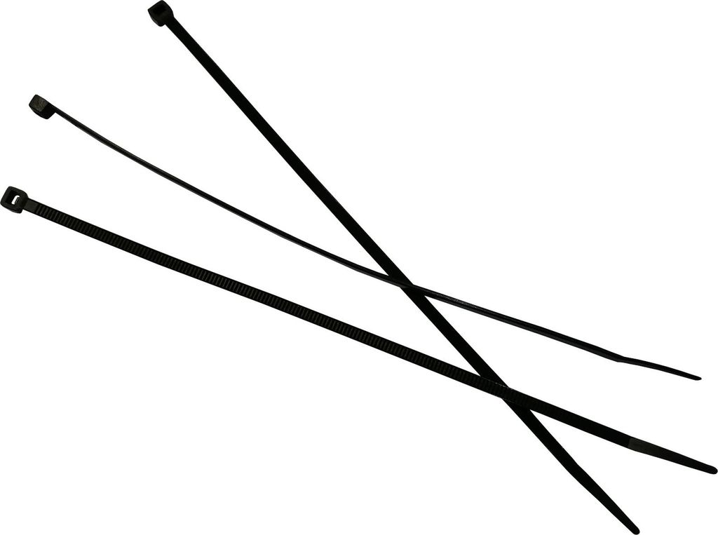 Kabelbinder 290 x 3,6mm 100 Stück schwarz