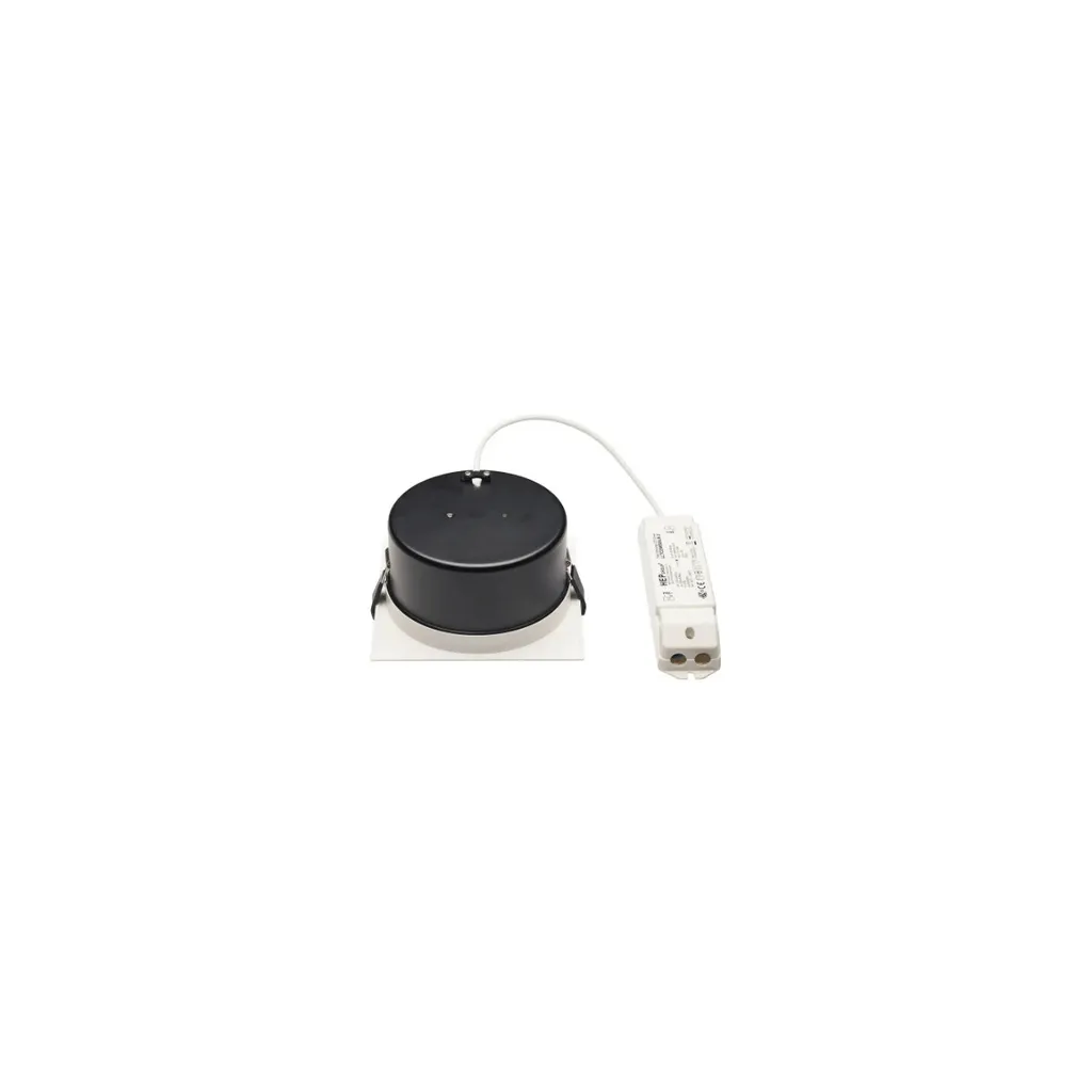 Spot LED Encastrable Carré Dimmable Blanc 3000K 13,5 cm Plafonnier - 8