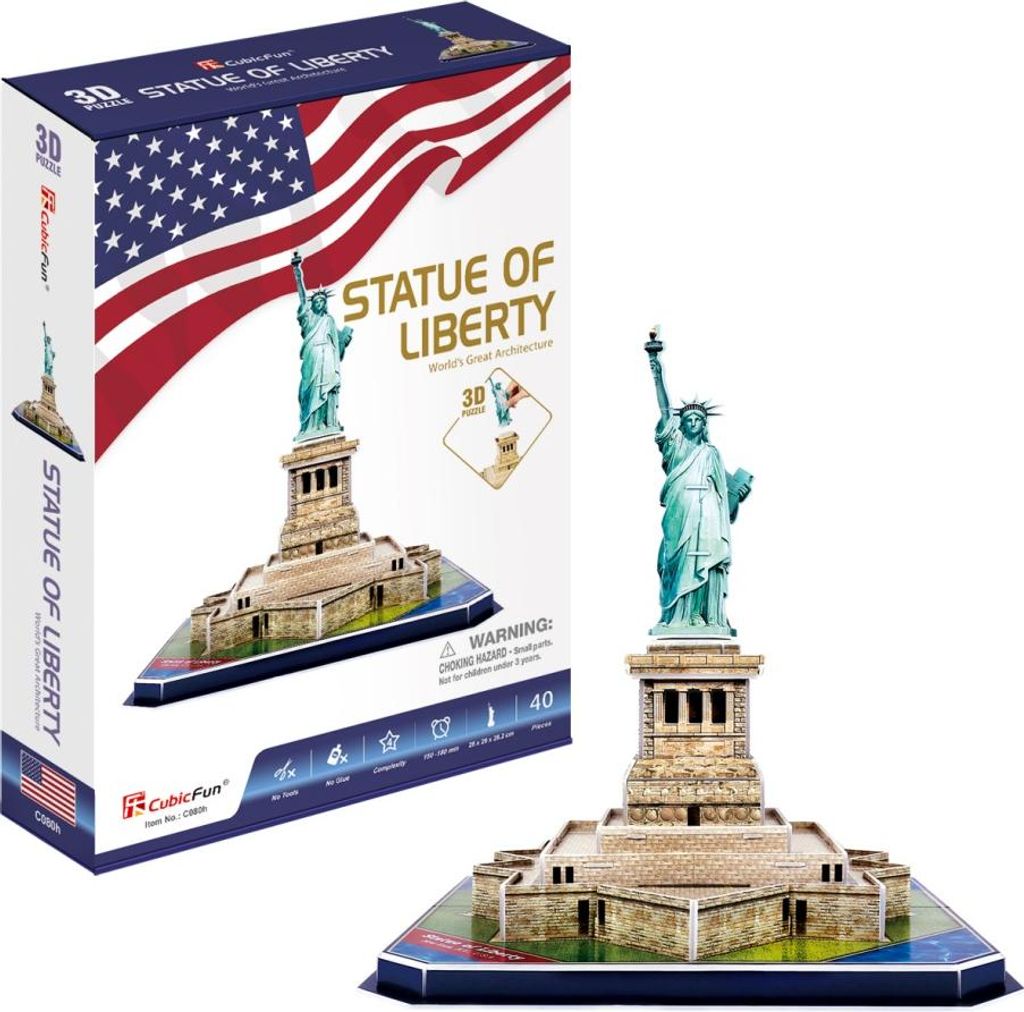 DANTE Cubic Fun 3D-Puzzle Freiheitsstatue 00800