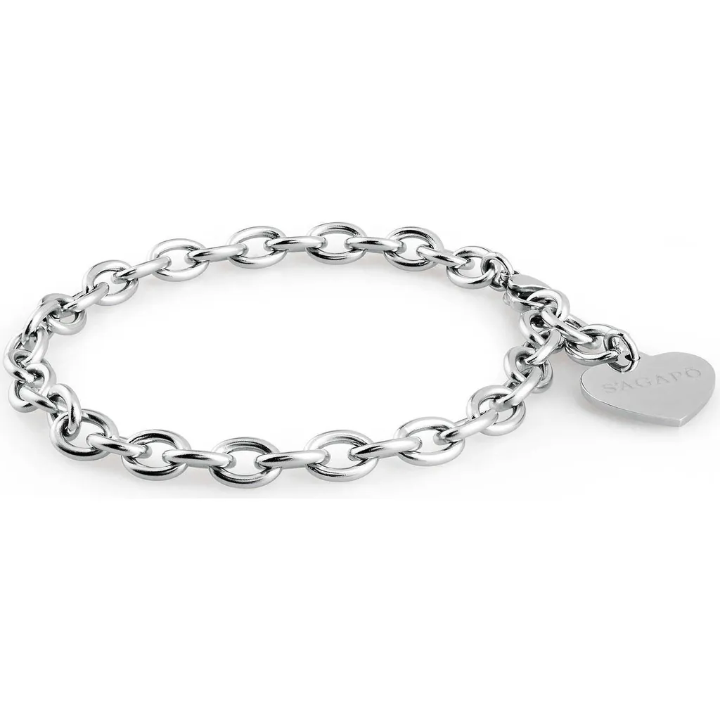 Bracelet en acier Happy SHAC2 pour pendentifs personnalisables