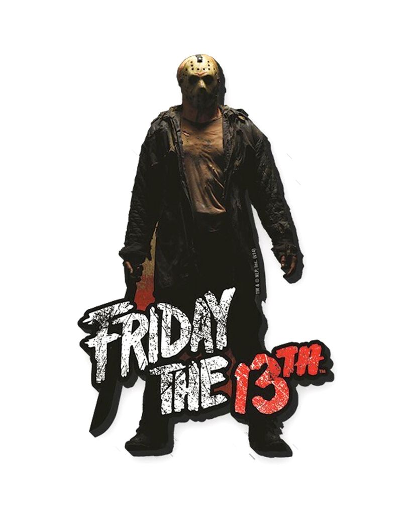 Friday the 13th - Jason Voorhees mit Maske & Machete Magnet 11cm