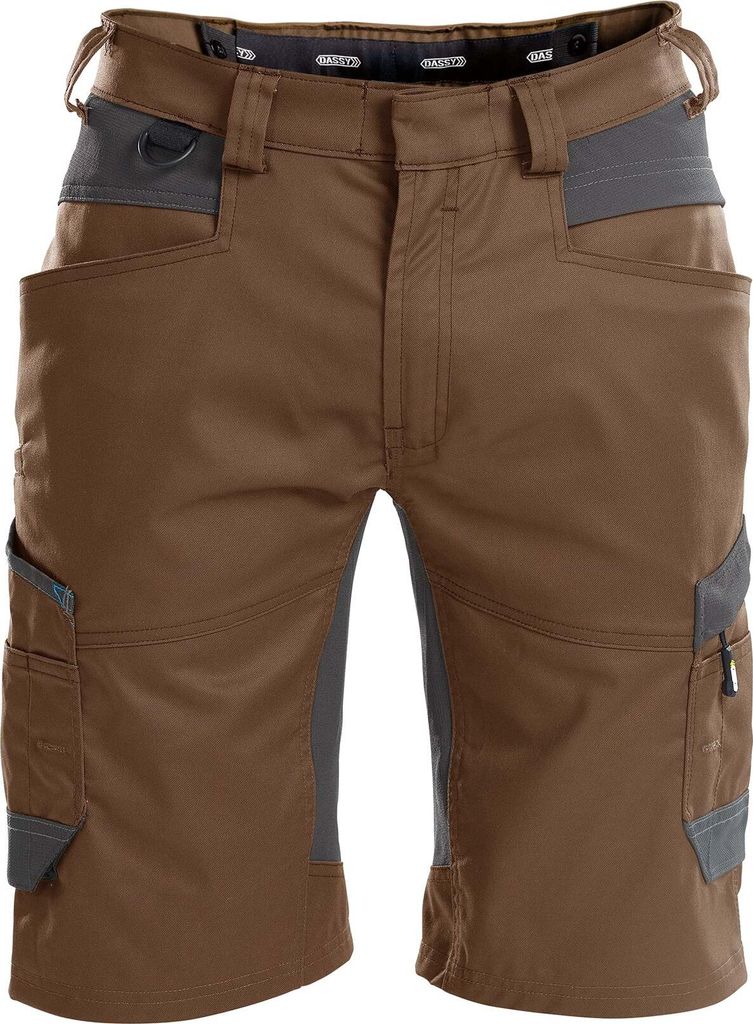 DASSY Axis Arbeitsshorts mit Stretch LEHMBRAUN/ANTHRAZITGRAU Gr.42 Länge: STANDARD