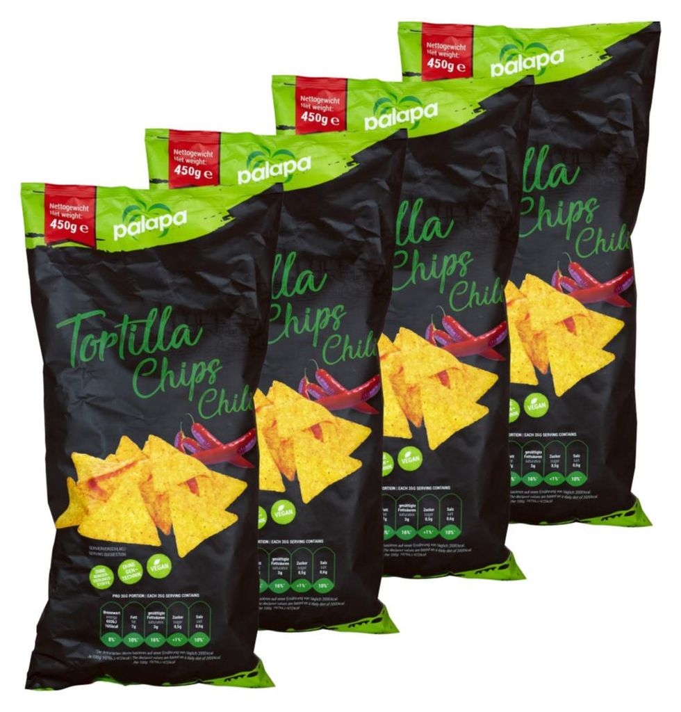 Palapa tortilla chips con farina di mais al peperoncino Immagine del prodotto 