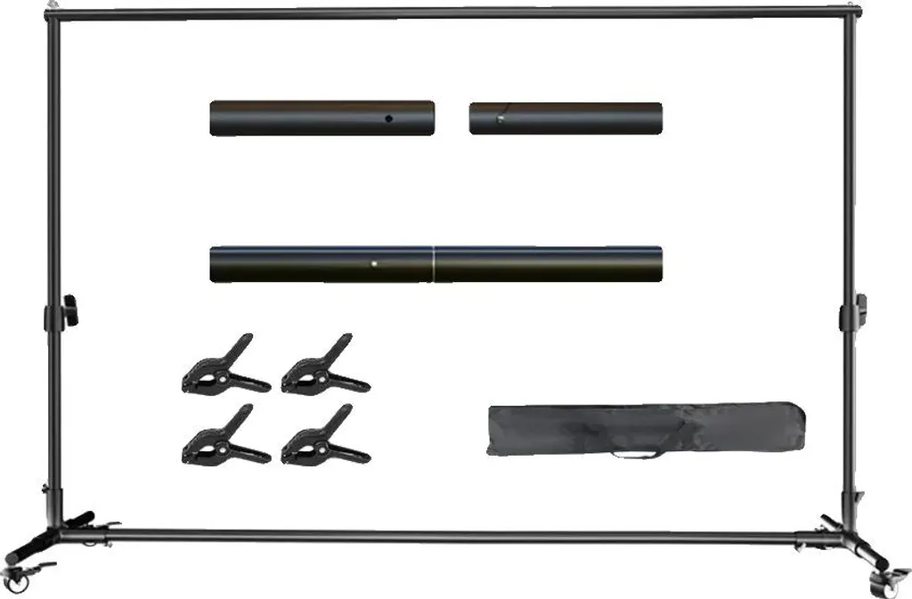 Supporto Sfondo 2x2M Portatile | Kit Fotografico Offerta Lancio - 1