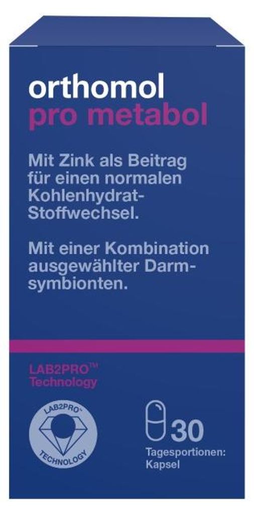 Orthomol Pro metabol - obsahuje kombinaci vybraných Obrázek produktu 