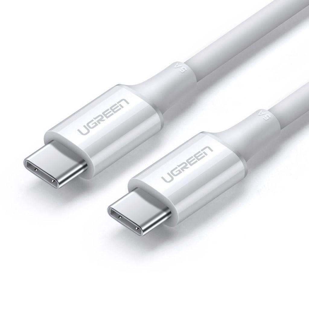 Ugreen USB-C Kabel 5A 2m Weiß PD QC Schnellladung Produktbild 