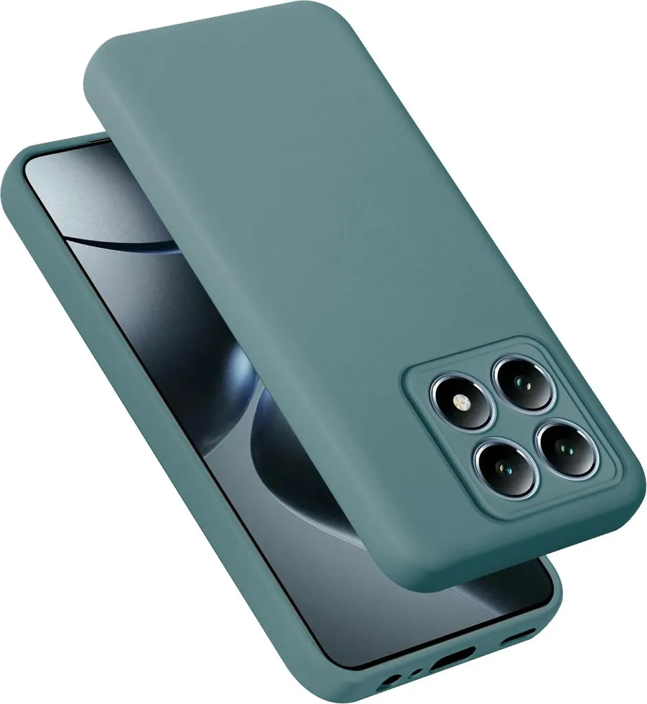 BOKYAS per Cover Xiaomi Redmi Note 14S 4G/Redmi Note 13 Pro 4G/Poco M6 Pro 4G di Placcatura Minimalista, Custodia in Silicone Brillantini Anti-Caduta Elegante Ultra Sottile per Donne, Bianco