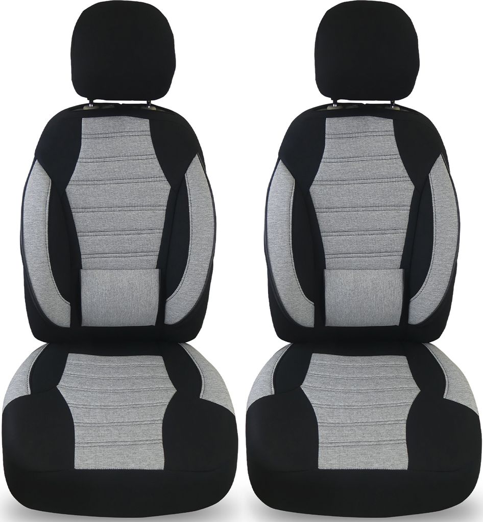 Nissan Leaf 1 Bj 2010-18 kompatible Schonbezüge in Schwarz/Grau KT101