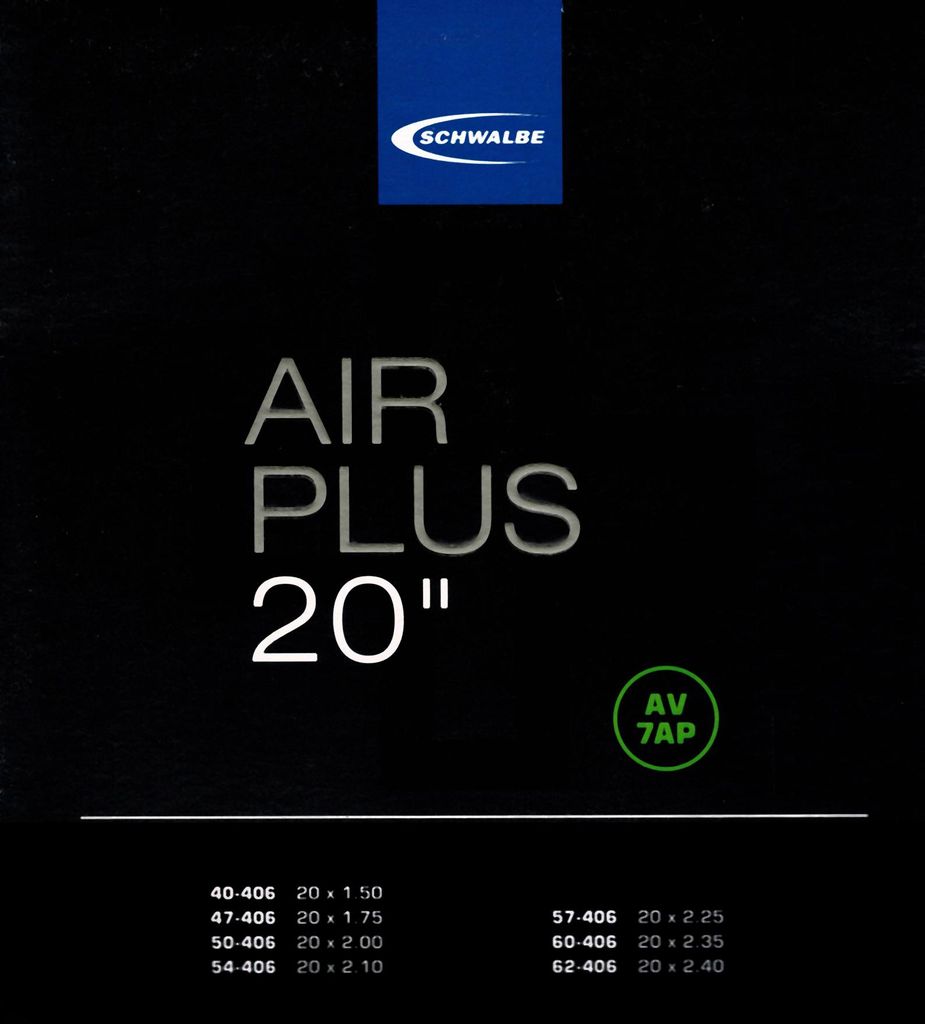 Schwalbe Schlauch AV 7AP 20 Zoll (40/62-406) Air Plus Produktbild 