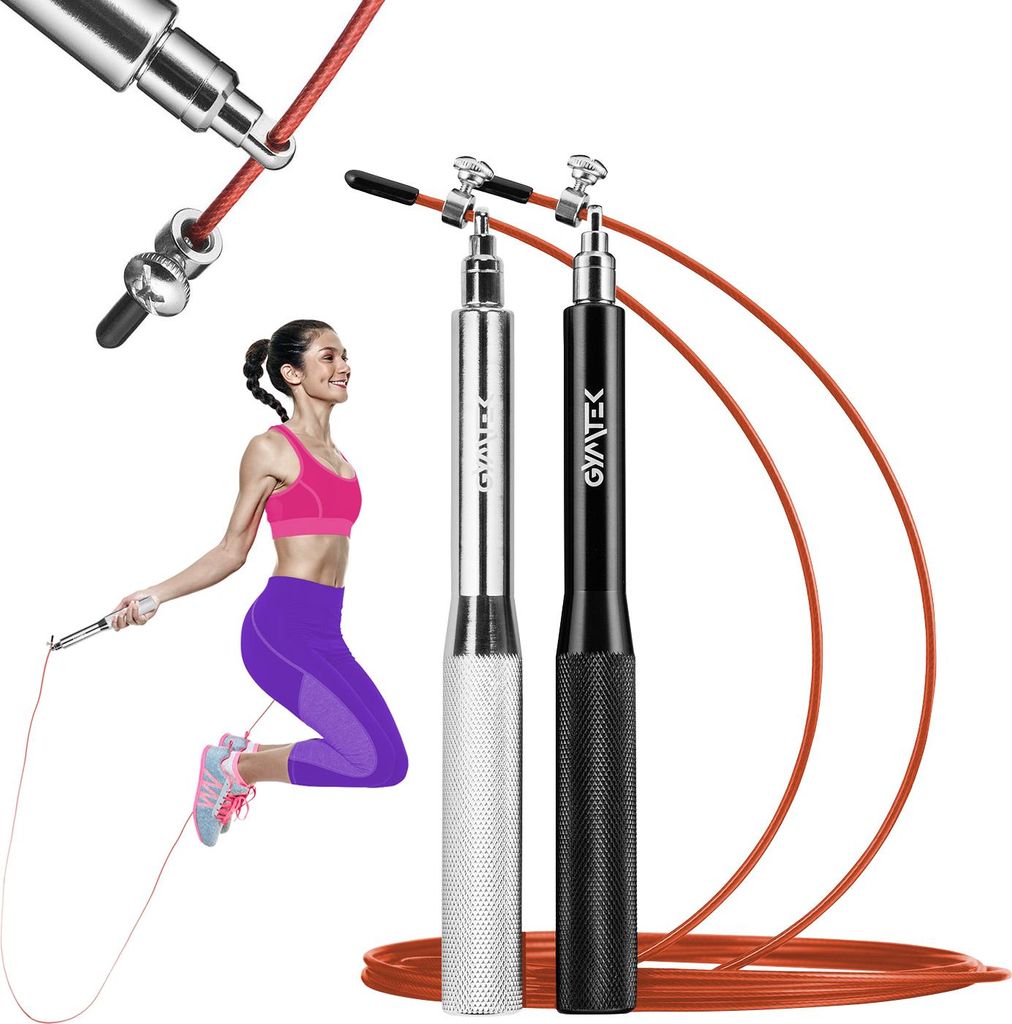 Švihadlo Gymtek® - 300 cm oceľové lano - švihadlo, švihadlo Obrázok produktu 