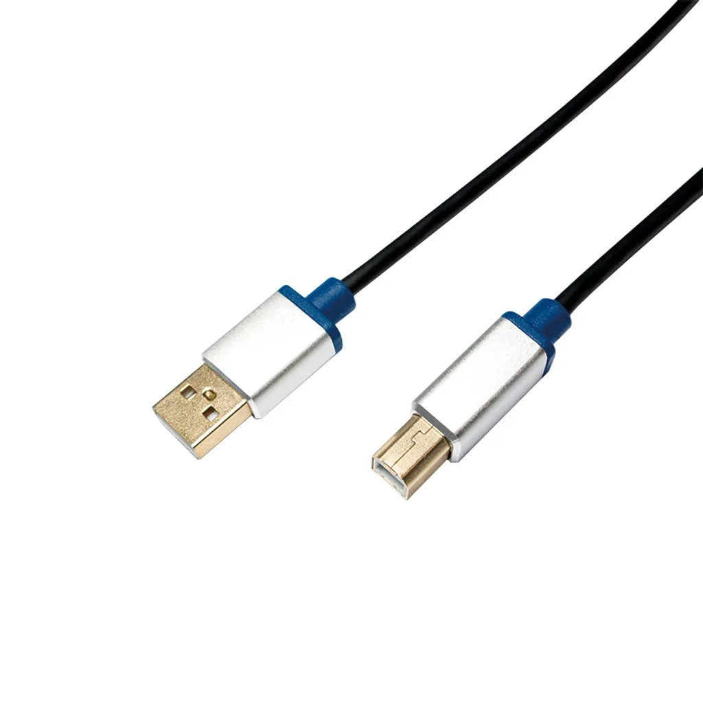 LogiLink Cavo USB 2.0 2m | Soluzione per Stampante e Casa Intelligente
