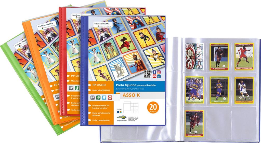 SEI Rota Asso K Buch für Präsentationsfläche 10 Taschen