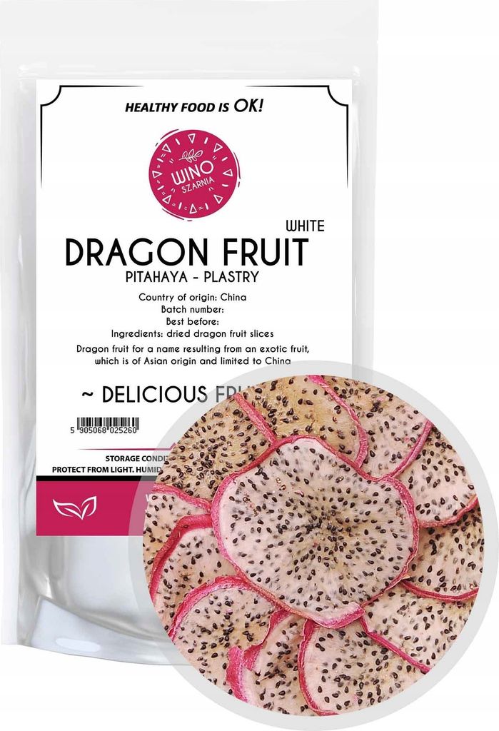 Smoczy owoc biały - 50 g plastrów pitaya Zdjęcie produktu 