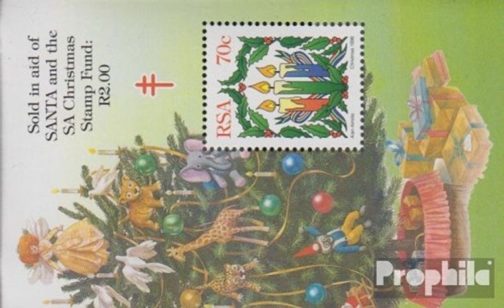Briefmarken Südafrika 1996 Mi Block49 (kompl.Ausg.) gestempelt Weihnachten