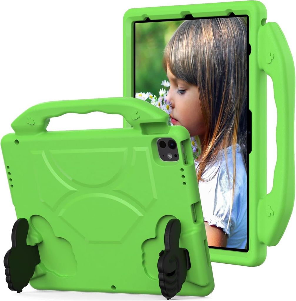 Kinder Schutzhülle für iPad Air 13 M3/M2 2025/2024, iPad Pro 13 (2024) 13" (M4), iPad Pro 12,9 6th/5th/4th Gen 2022/2021/2020, Leicht EVA-Schaum ...