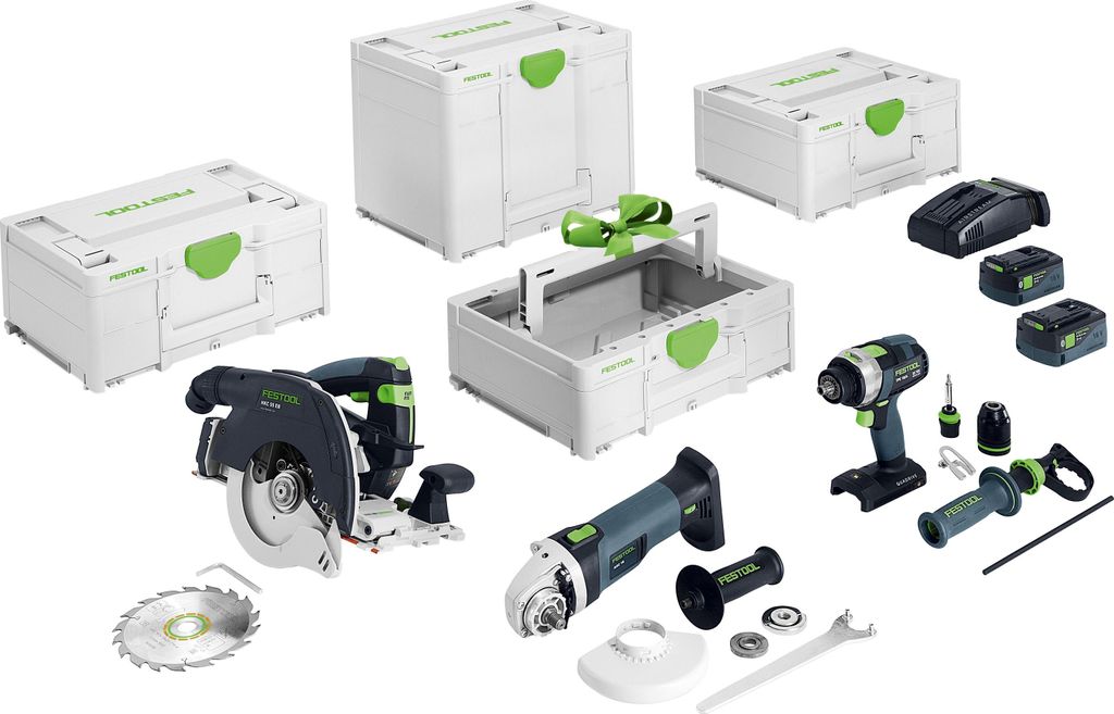 Kit combiné sans fil Festool pour la construction bois HKC Image du produit 