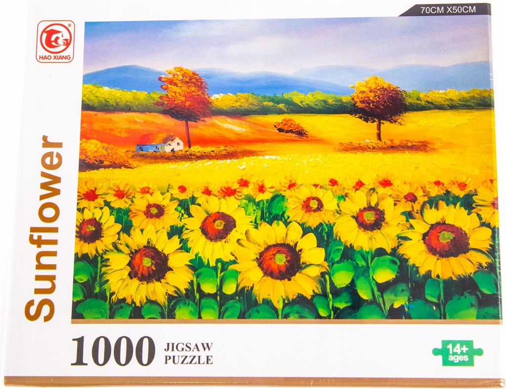 PUZZLE 1000 Teile Sonnenblumenhügel