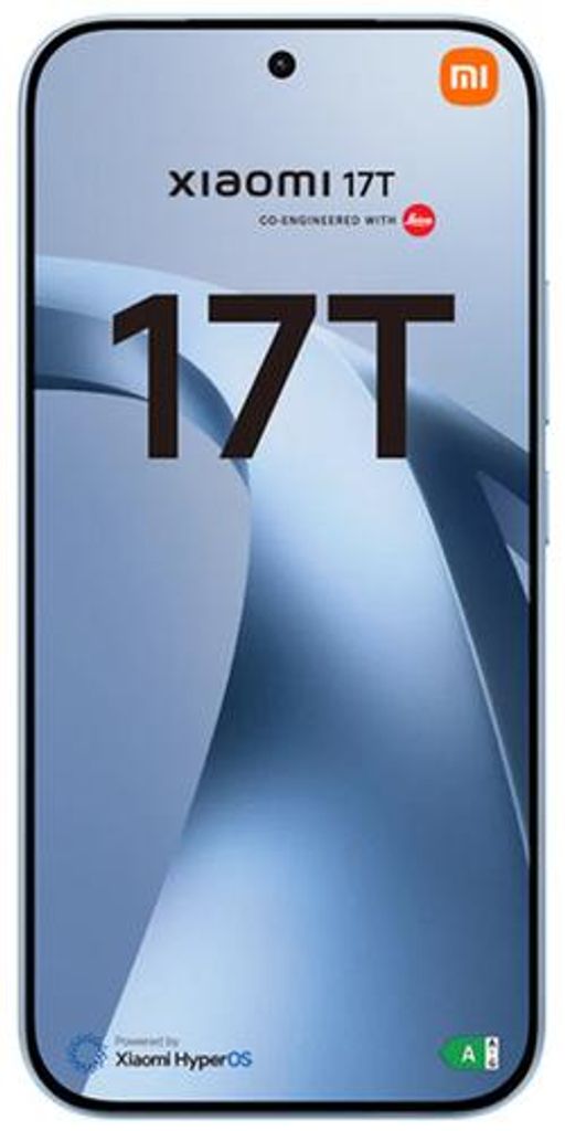 Xiaomi 17T 5G, dual SIM, 256GB opslag, 12GB RAM, blauw Productafbeelding 