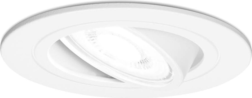 hoftronic LED Einbaustrahler 4W 345lm 6500K Dimmbar Schwenkbar Weiß