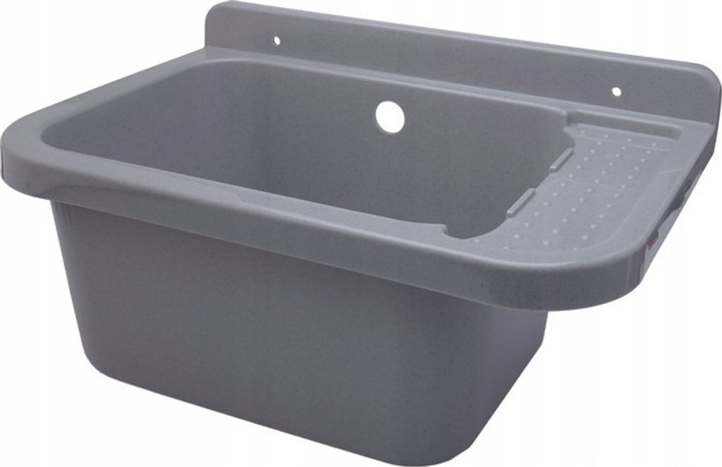ADGO® Umyvadlo do prádelny a garáže šedé 50x34x21 cm Obrázek produktu 