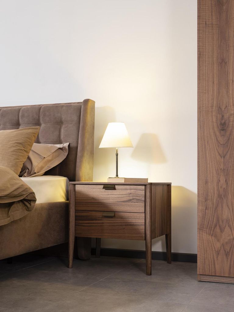 Schlafzimmer Set Möbel Bett 2x Nachttisch Kleiderschrank Möbel Komplett Set 4tlg