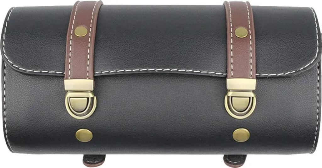 Borsa Moto Retro WT1 Nero: Stile Vintage per City Cruiser e Scrambler
