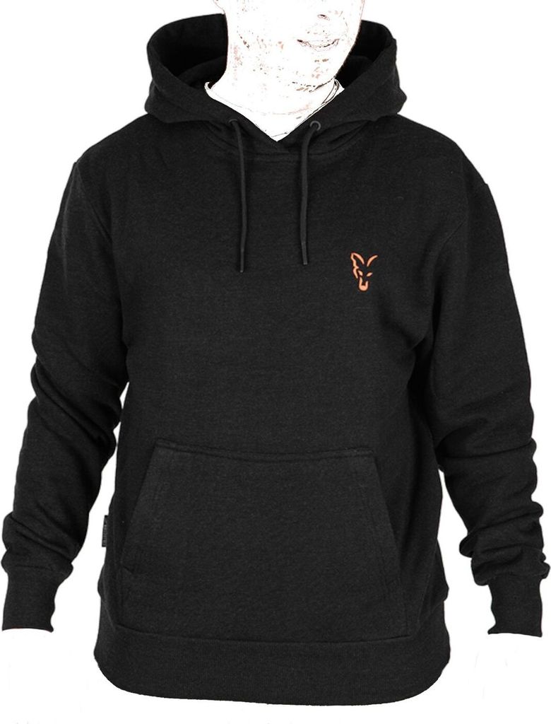 Fox Collection Hoody Black & Orange - Pullover, Größe:XL Produktbild 