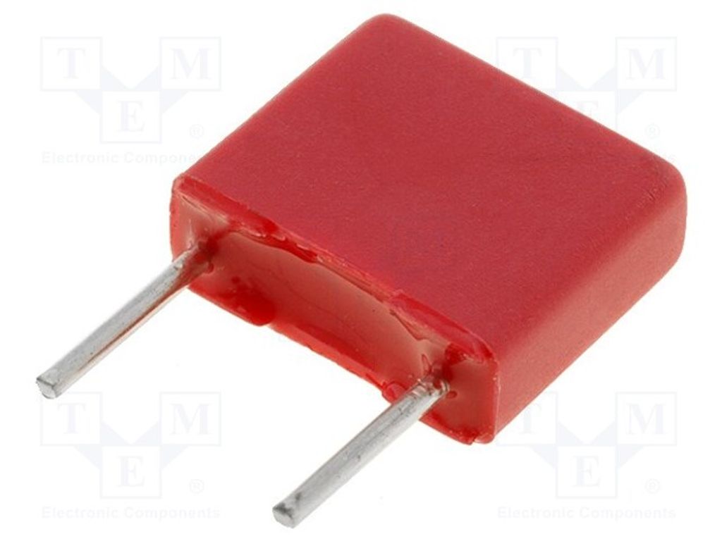 2x Kondensator: Polyester 30VAC 50VDC Rastermaß: 5mm 1,5uF 10% 2B041501E00KO00 P