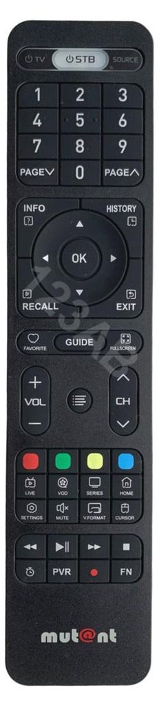 Original Fernbedienung für Mutant PTV Boxen Viper / Legend Produktbild 