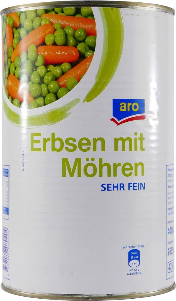 aro Erbsen mit Möhren 4,0KG