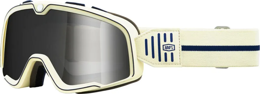 Lunettes de Moto Cross 100% Barstow Arno avec Écran Miroir Argenté
