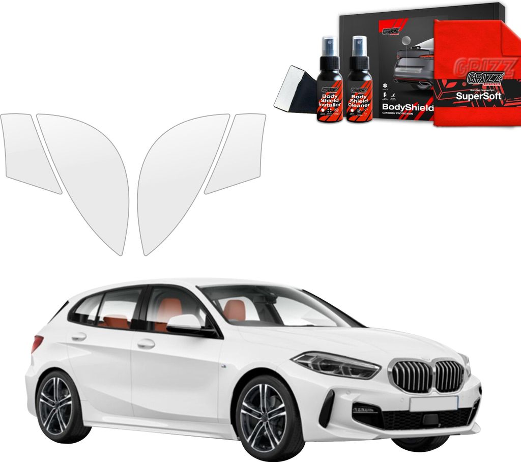 4in1 Schutzfolie Grizz Protector für hinteren & vorderen Seitenschwelle - BMW 5 Kombi G60 520d (2024-2025)